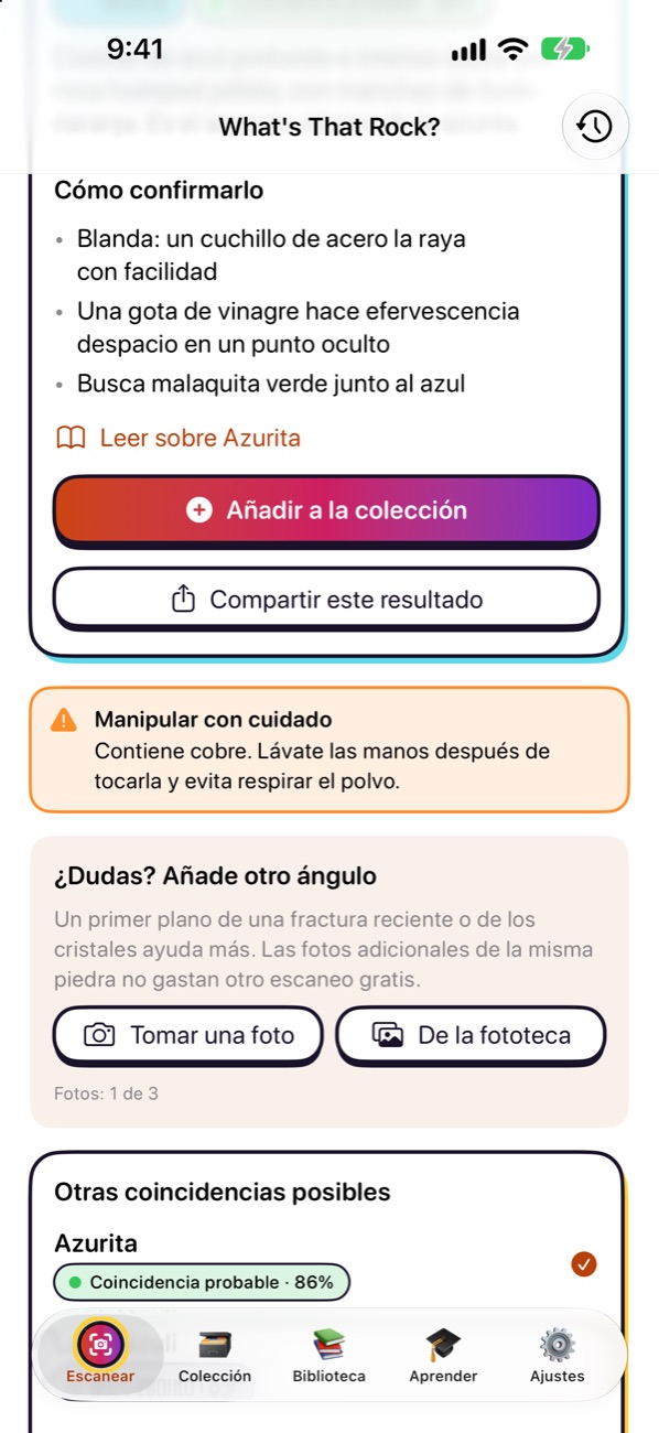 Pruebas sencillas para confirmar un resultado en casa