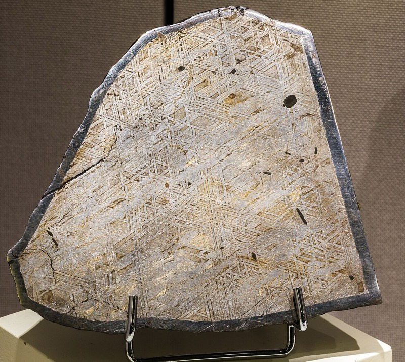 Meteorito de hierro: foto de un ejemplar